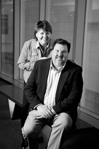 portrait of Fred & Linda Tracy