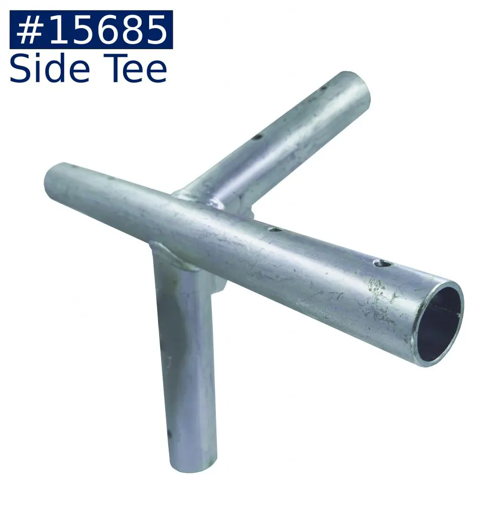 tent frame side tee fitting